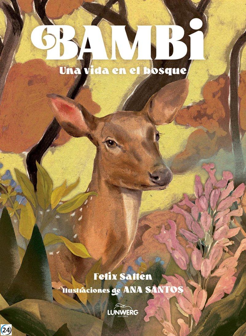 Lunwerg lanza una edición renovada de 'Bambi' con ilustraciones de Ana Santos.