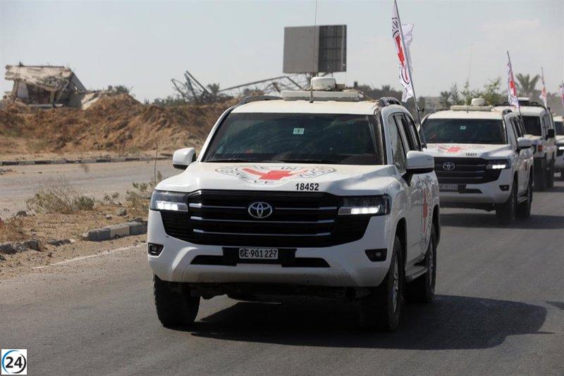 Israel autentica la identidad de los cuatro cuerpos que Hamás entregó en Gaza el lunes.