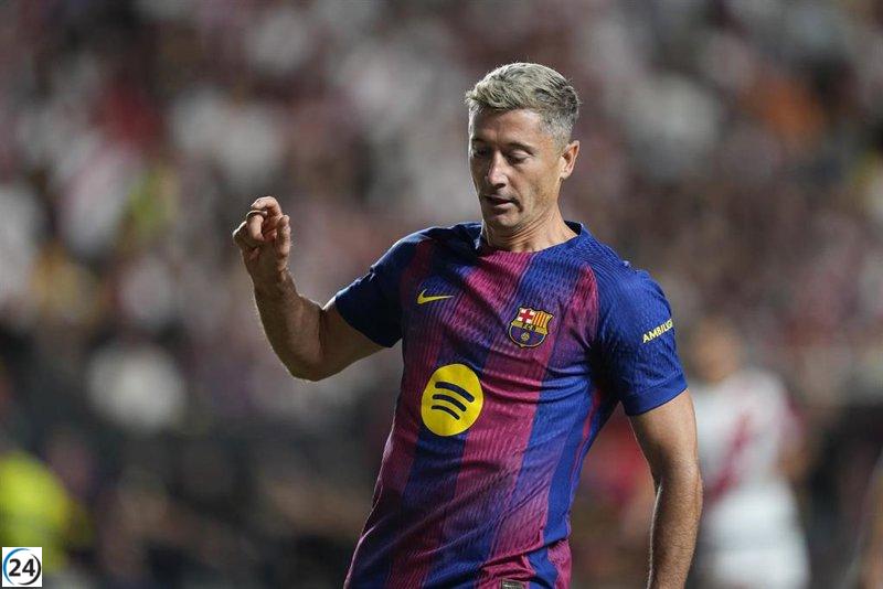 Lewandowski se enfrenta a una baja indefinida por lesión muscular.