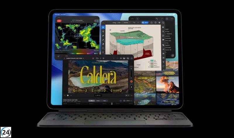 El iPad Pro con chip M5 luce un diseño elegante y un rendimiento sobresaliente.