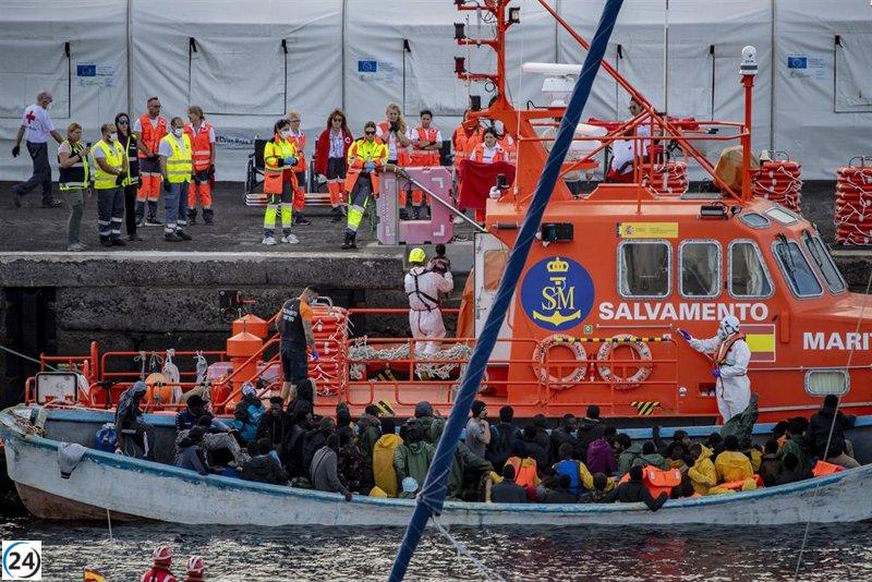 Las llegadas de migrantes irregulares a Canarias disminuyen un 59% en 2025, mientras que en Baleares se disparan un 75%.