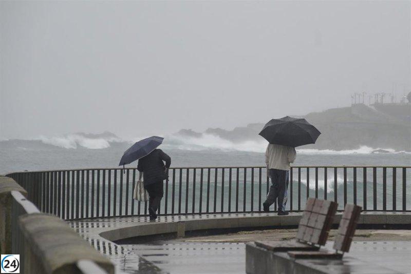 AEMET prevé lluvias en el noroeste y un descenso de temperaturas en toda la Península la semana próxima.