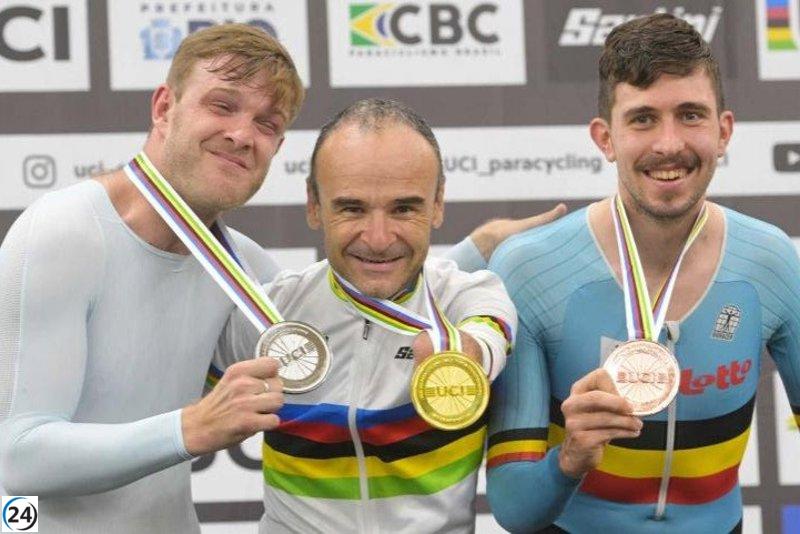 Ricardo Ten se lleva su segundo maillot arcoíris en el Mundial de pista adaptado en Río.