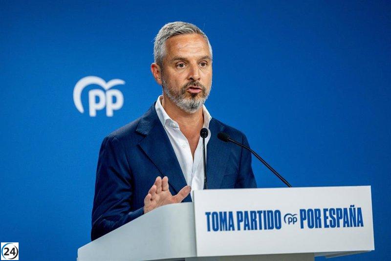 El PP denuncia al Gobierno por sus elevadas cargas fiscales y se compromete a reducir el IRPF para quienes ganan menos de 40.000 euros.