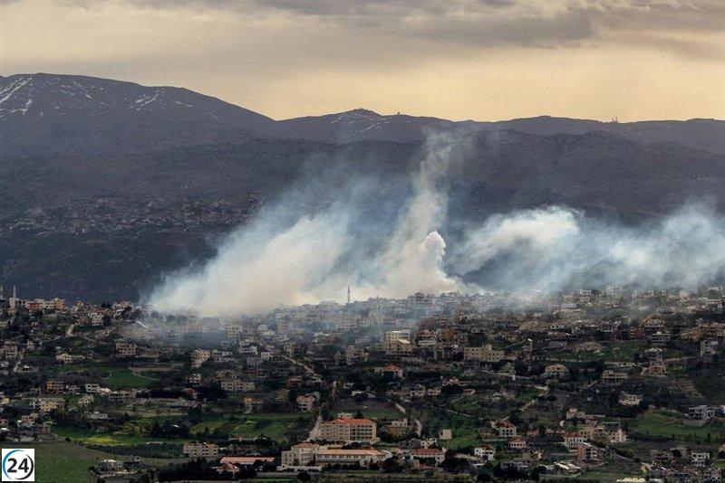 Israel lanza ataques aéreos en Líbano contra objetivos de Hezbolá, desafiante al alto el fuego.