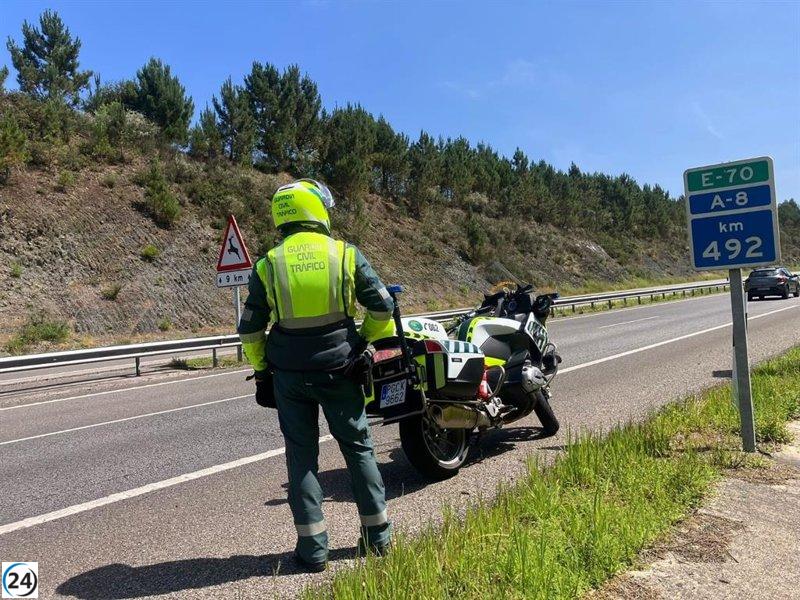 Trágico fin de semana en la carretera: seis víctimas, incluidos motoristas y un peatón.