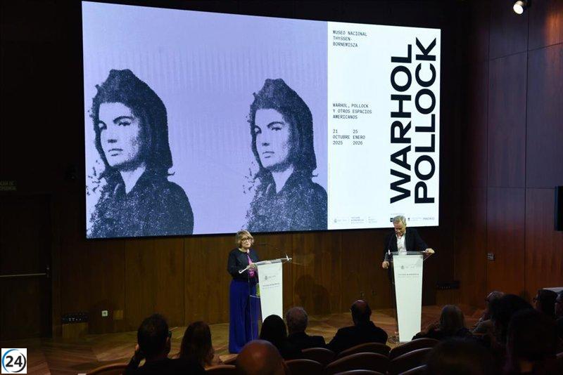 El Thyssen presenta una impactante exposición sobre Warhol y Pollock: