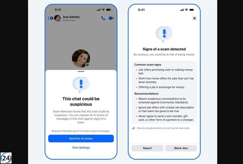 Meta implementa nuevas herramientas de alerta en WhatsApp y Messenger para proteger a los adultos mayores de fraudes.
