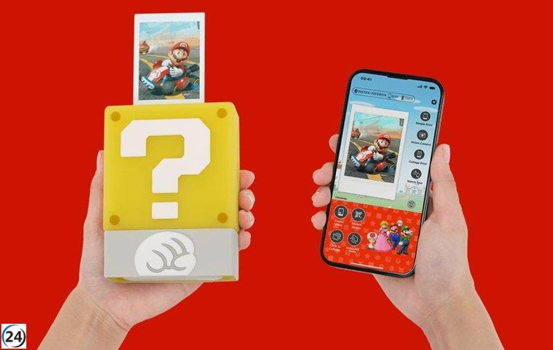 Fujifilm lanza app instax mini Link para Nintendo Switch, fusionando instantáneas con la magia de Super Mario.
