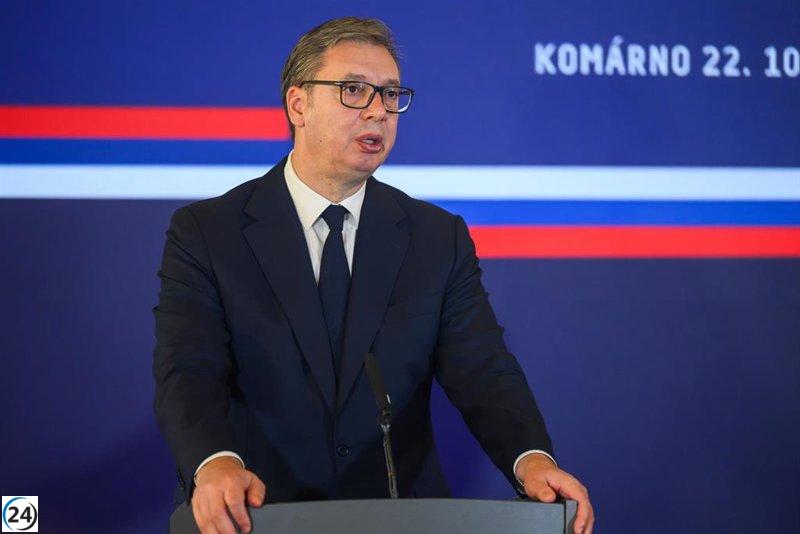 El presidente serbio califica de terrorista el tiroteo ocurrido frente al Parlamento en Belgrado.