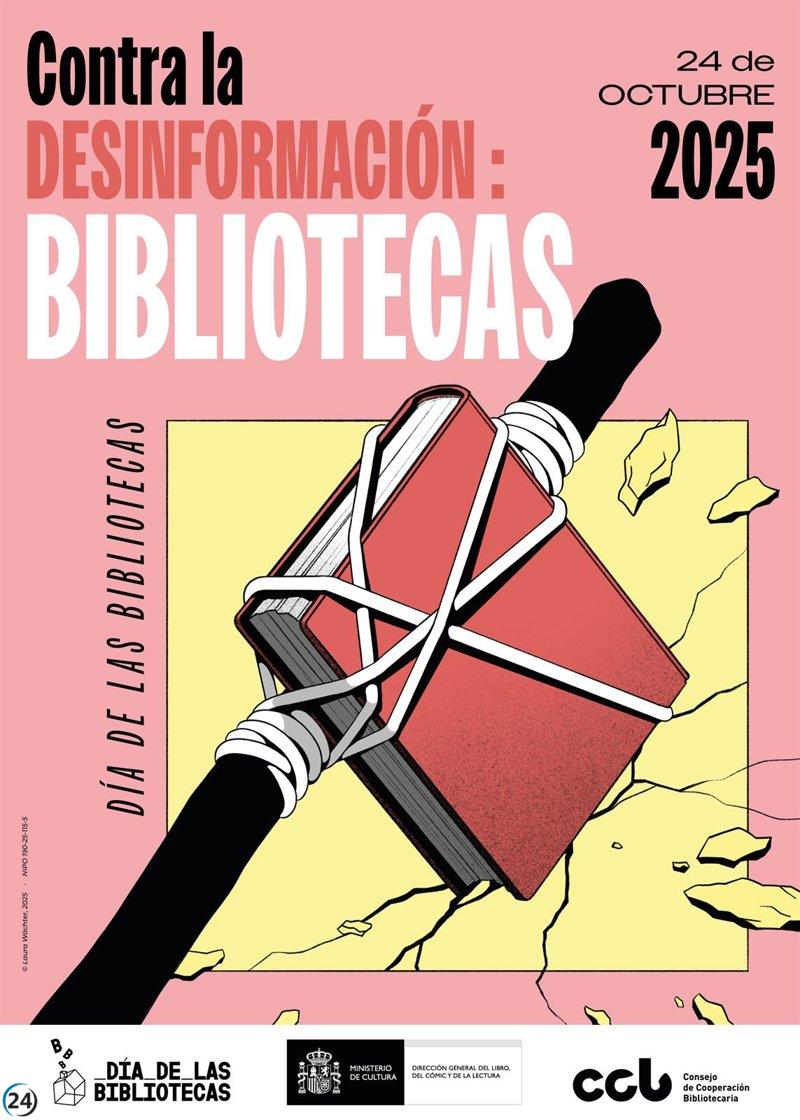Cultura conmemora el Día de las Bibliotecas 2025, subrayando su importancia en la lucha contra la desinformación.