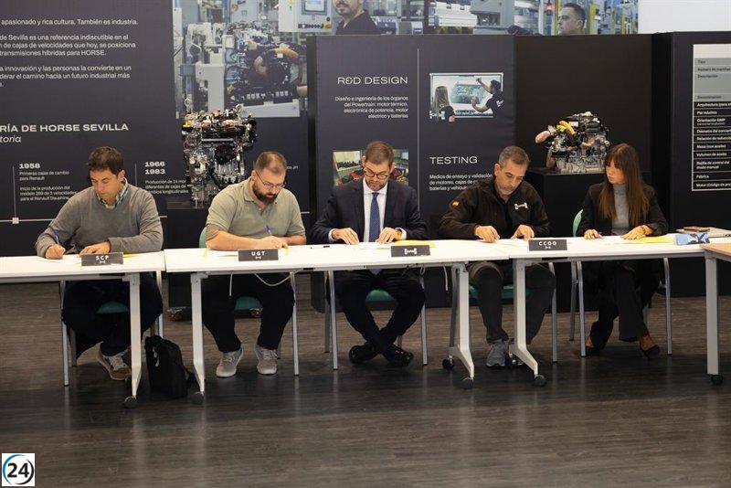 Horse y los sindicatos sellan un innovador pacto laboral que la empresa considera