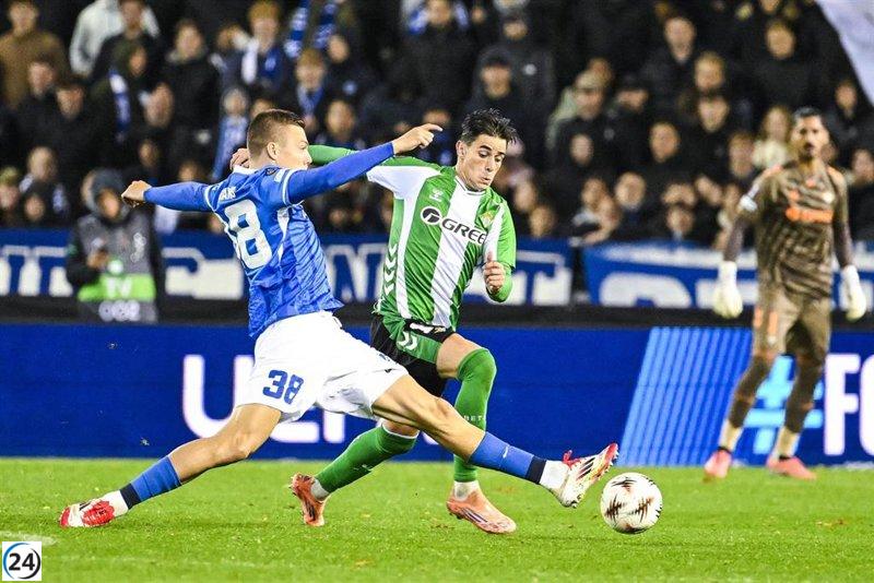 El Betis suma un nuevo empate en la Europa League.