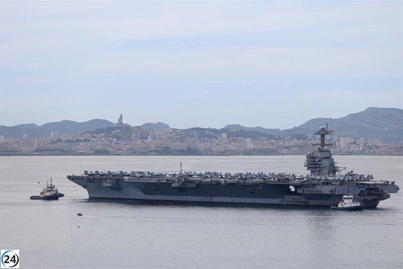 EE.UU. envía su portaaviones más grande al Mar Caribe.