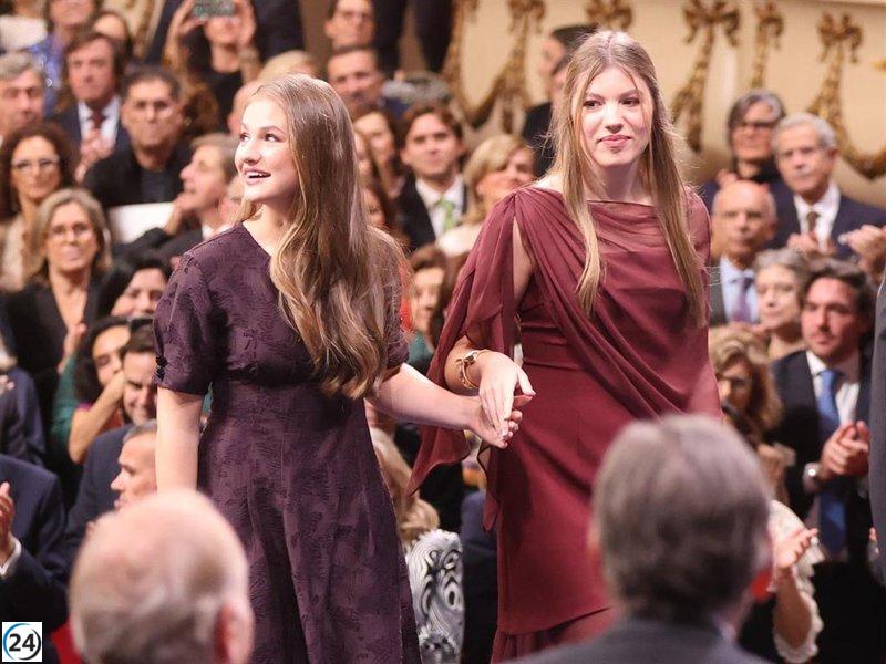 El vínculo sólido entre la Princesa Leonor y la Infanta Sofía capta todas las miradas.