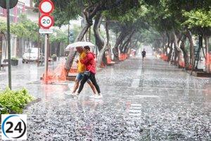 La AEMET pronostica un fin de semana de lluvias y descenso de temperaturas en gran parte de España.