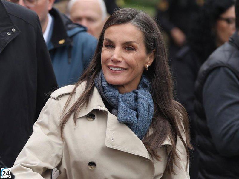 Reina Letizia se convierte en reportera en Valdesoto: 