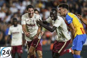 Villarreal y Getafe conquistan Mestalla y San Mamés.