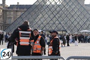 Detenidos dos sospechosos de robo en el Museo del Louvre por la policía francesa.