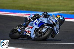 Álex Márquez celebra su segundo lugar en un podio español en Sepang.