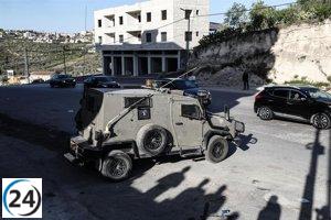 Soldados israelíes abren fuego y asesinan a un palestino en las cercanías de Hebrón, Cisjordania.