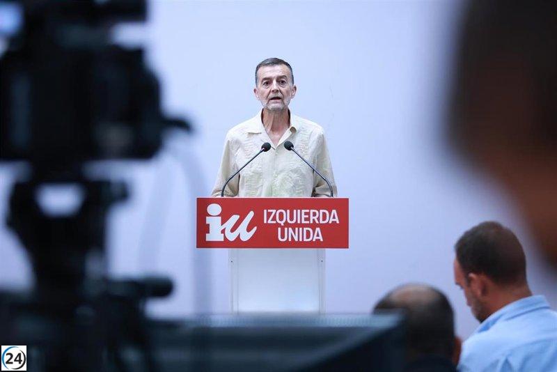 Maíllo (IU) confirma que la izquierda se unirá para las elecciones de 2027.