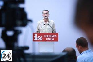 Maíllo (IU) confirma que la izquierda se unirá para las elecciones de 2027.