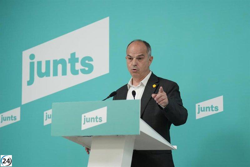 Turull afirma que un encuentro entre Puigdemont y Sánchez no mejorará la relación entre Junts y el PSOE.