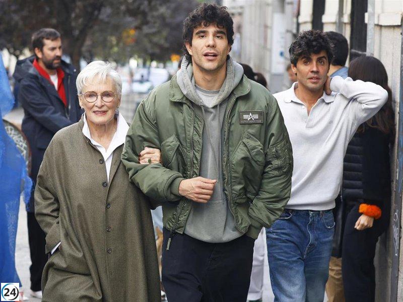 Glenn Close se une a 'Los Javis' en Madrid para filmar 'La bola negra'.