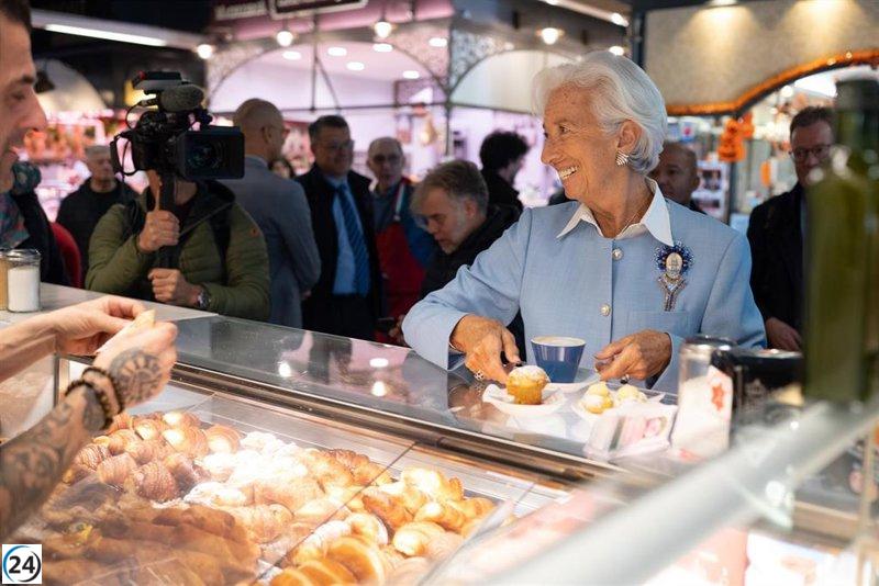 Lagarde subraya la importancia de continuar la tendencia a la baja en los precios de los alimentos.