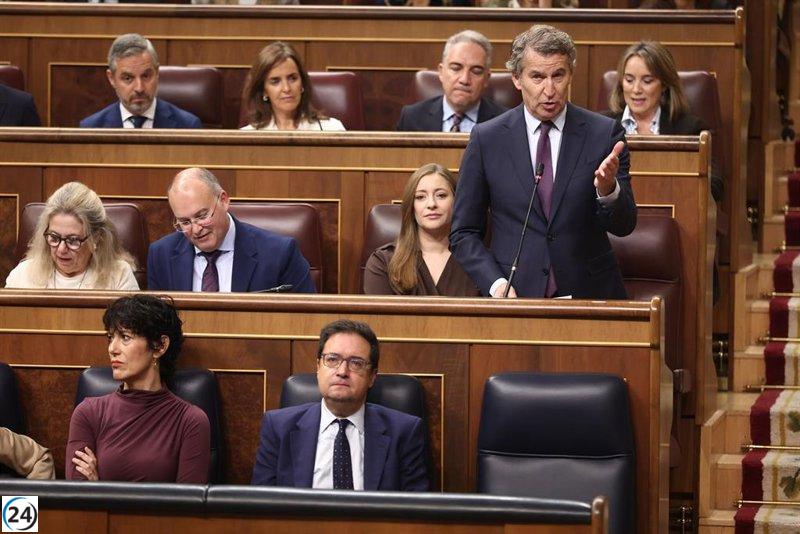 Feijóo interrogará a Sánchez en el Congreso sobre la transparencia en el Senado frente a acusaciones de corrupción.