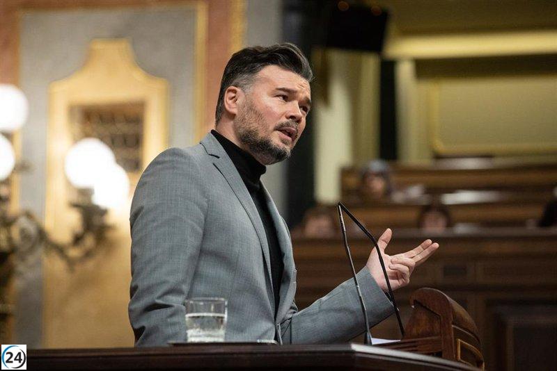 ERC critica a Mazón por su presencia en el funeral estatal de las víctimas de la dana, tildándolo de