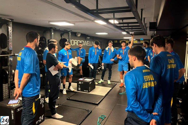 Nuevas caras brillan en el doble amistoso de los 'Hispanos' en Suecia.