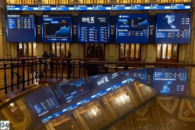 El Ibex 35 interrumpe su ascenso histórico y cierra con una caída del 0,68%, aunque se mantiene por encima de los 16.000 puntos.