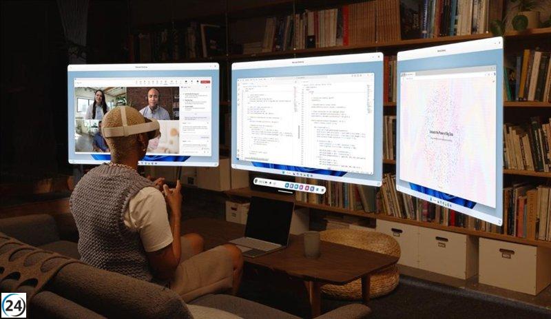 Windows 11 lanza su función de escritorio remoto para Meta Quest 3.