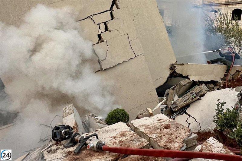 Israel lleva a cabo una serie de bombardeos dirigidos a objetivos de Hezbolá en el sur de Líbano.