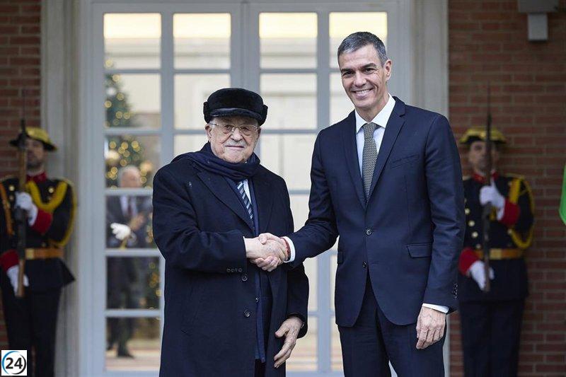 Sánchez y Abbas claman por una paz genuina en Palestina y justicia para los responsables del 