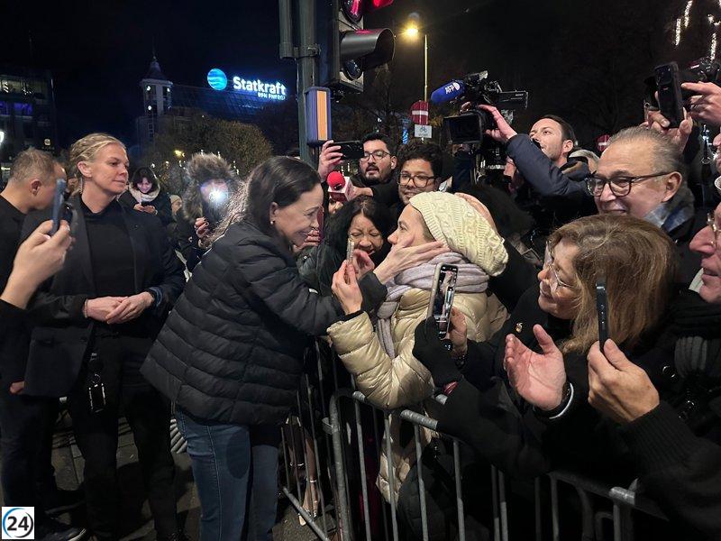María Corina Machado, galardonada con el Nobel de la Paz 2025, ha llegado a Oslo.
