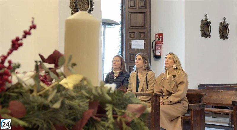 Guardiola celebra la jornada de reflexión en Cáceres junto a amigos y rinde homenaje a la Virgen de la Montaña.