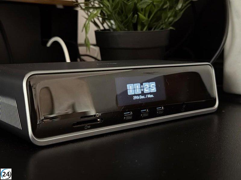 Anker Prime Docking Station 14 en 1: líder en conectividad para oficinas modernas.