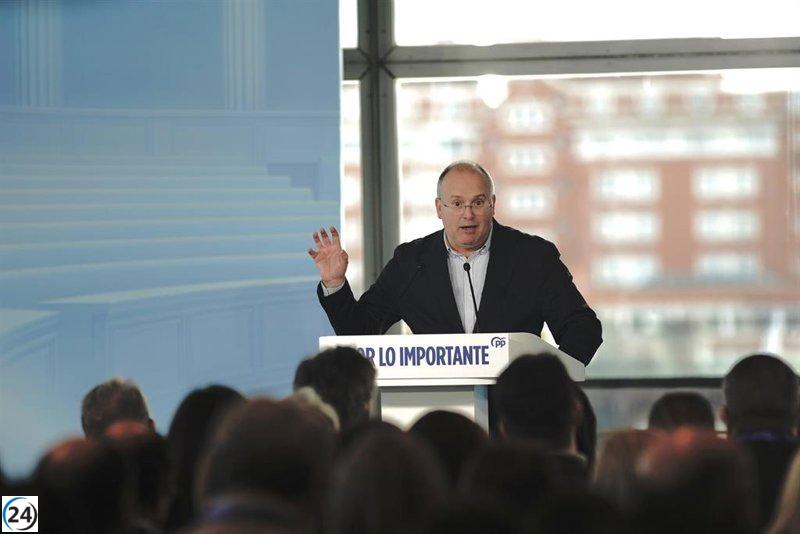 Tellado anuncia que Feijóo implementará un modelo de financiación equitativo en un año si accede al poder.