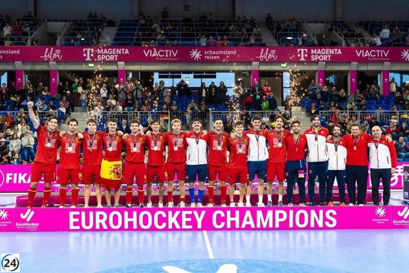 España se lleva el tercer puesto en el Europeo masculino de hockey sala.