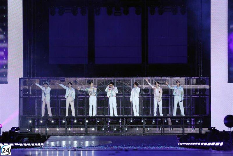 BTS llega a Madrid con su gira mundial y ofrecerá dos shows en junio en el Riyadh Air Metropolitano.