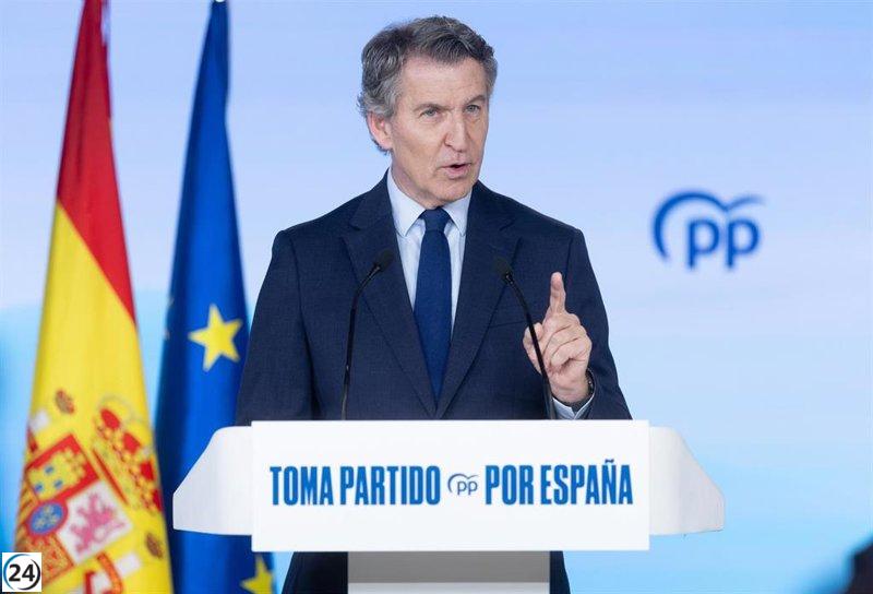 Feijóo critica a Sánchez por manipular la igualdad ciudadana a través de la financiación regional.