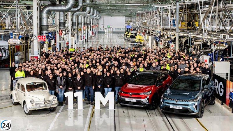 Renault Group celebra la producción de su vehículo número 11 millones en Valladolid.