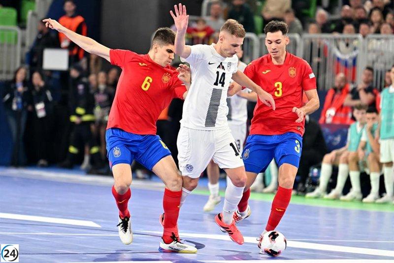 España arranca la Eurocopa de fútbol sala con triunfo ante Eslovenia.