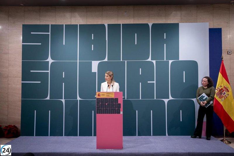 Trabajo se encuentra con representantes sociales para discutir el aumento del SMI de 2026 este lunes.