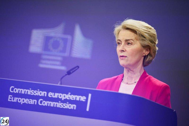 Von der Leyen se solidariza con las víctimas del temporal y promete ayuda de la UE para la recuperación.