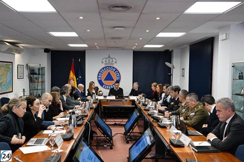 Sánchez lidera la evaluación de riesgos tras las tormentas 'Leonardo' y 'Marta'