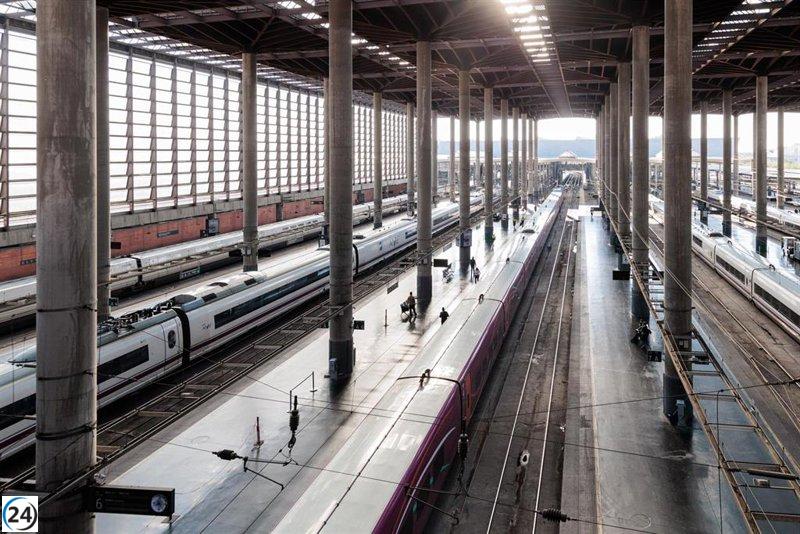 Este lunes comienza la huelga de trenes, afectando a 350 trenes de alta velocidad y reduciendo los Cercanías a la mitad.
